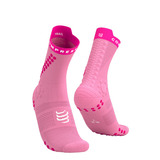  Tất Thể Thao Compressport Pro Racing Socks v4.0 Trail - Hồng Begonia/Neon Pink 