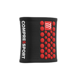  Băng bảo vệ cổ tay Compressport Unisex's Sweatbands 3D.Dots - Black/ Red 