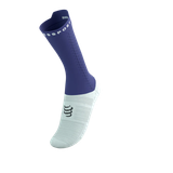  Tất Thể Thao Compressport Pro Racing Socks v4.0 Bike - Orient Blue/White 