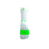 Tất Chạy Bộ Compressport Pro Racing Socks v4.0 Ultralight Run High - White/Norse Blue 