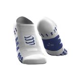  Tất Thể Thao Compressport - No Show Socks - WHITE/BLUE 