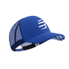  Mũ Chạy Bộ Compressport Trucker Cap - Dazz Blue/White 