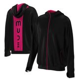  Áo Hoodie Unisex Mude Sunshield - Black/ Pink neon 