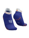  Tất thể thao Compressport - Pro Racing Socks v4.0 Run Low - DAZZ BLUE/WHITE 