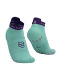  Tất Thể Thao Compressport - Pro Racing Socks v4.0 Run Low - SHELL BLUE/PURPLE 