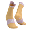  Tất chạy bộ Compressport Pro Racing Socks v4.0 Run High - Buff Orange/Roseate 