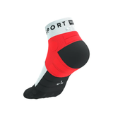 Tất Chạy Trail Compressport Ultra Trail Low Socks - Fluo Red/White 