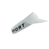  Mũ Chạy Bộ Compressport Pro Racing Visor - White 