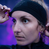  Băng đô thể thao Compressport Thin Headband On/Off - Black/Aurora 