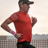  Băng bảo vệ cổ tay Compressport Unisex's Sweatbands 3D.Dots - White/ Red 