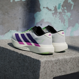  Giày Chạy Road Nam Adidas Adizero EVO SL - Cloud White / Collegiate Purple / Lime Burst 