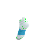  Tất chạy bộ Compressport Pro Racing Socks v4.0 Ultralight - Trắng/Xanh 