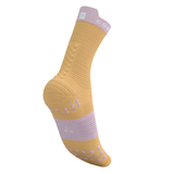  Tất chạy bộ Compressport Pro Racing Socks v4.0 Run High - Buff Orange/Roseate 
