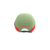  Mũ Chạy Bộ Compressport 5 Panel Light Cap - Nile/Fluo Red 