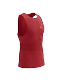  Áo Singlet Nam Compressport Pro Racing - SAMBA RED 