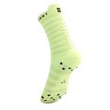  Tất Chạy Bộ Compressport Pro Racing Socks V4.0 Ultralight Run High - Shadow Lime/Black 