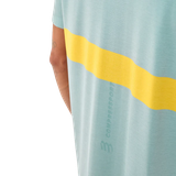  Áo chạy Bộ Nam Compressport Performance SS Tshirt - Ether/Lemon 
