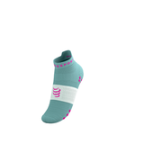 Tất Thể Thao Compressport Pro Racing Socks V4.0 Run Low - Ether/Neon Pink 