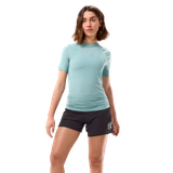  Áo Chạy Trail Nữ Compressport Trail Racing SS Tshirt - Ether 