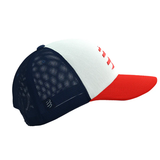  Mũ Chạy Bộ Compressport Trucker Cap - Sugar/Blues 