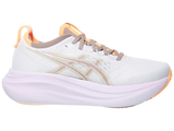  Giày Chạy Road Nữ Asics Gel - Nimbus 27 - White/Fawn 