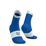  Tất Thể Thao Compressport Pro Racing Socks v4.0 Run High - Xanh Princess/Blue White 