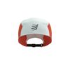  Mũ Chạy Bộ Compressport 5 Panel Light Cap - Star White/ Tigerlily 