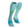  Tất Thể Thao Compressport Unisex's Full Socks Run - Ether/Norse Blue 