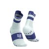  Tất Thể Thao Compressport Pro Racing Socks v4.0 Run High - Star White/Oriental Blue 