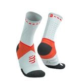  Tất Thể Thao Compressport Ultra Trail Socks V2.0 - Gray Violet/Tigerlily 