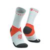  Tất Thể Thao Compressport Ultra Trail Socks V2.0 - Gray Violet/Tigerlily 