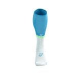  Tất Thể Thao Compressport Full Socks Oxygen - Norse Blue/Neon Green 