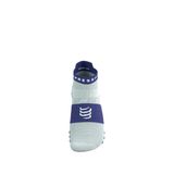  Tất Thể Thao Compressport Pro Racing Socks v4.0 Run Low - Star White/Orient Blue 