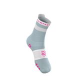  Tất Thể Thao Compressport Pro Racing Socks v4.0 Run High - Ether/Neon Pink 