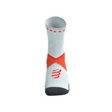  Tất Thể Thao Compressport Ultra Trail Socks V2.0 - Gray Violet/Tigerlily 