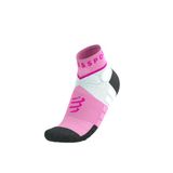  Tất Thể Thao Compressport Ultra Trail Low Socks - Begonia/Neon Pink 