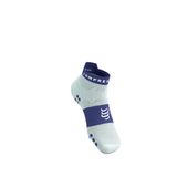  Tất Thể Thao Compressport Pro Racing Socks v4.0 Run Low - Star White/Orient Blue 