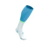  Tất Thể Thao Compressport Full Socks Oxygen - Norse Blue/Neon Green 