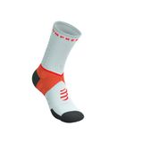  Tất Thể Thao Compressport Ultra Trail Socks V2.0 - Gray Violet/Tigerlily 
