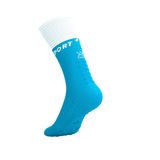  Tất Thể Thao Compressport Mid Compression Socks V2.0 - Norse Blue/White 