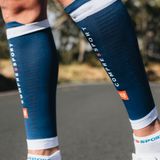  Calf Chân Compressport Calf Sleeves R2 3.0 - Estate Blue/White 