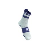  Tất Thể Thao Compressport Pro Racing Socks v4.0 Run High - Star White/Oriental Blue 