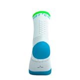  Tất chạy bộ Compressport Pro Marathon Socks v2.0 - White/Norse Blue/Neon Green 