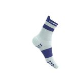  Tất Thể Thao Compressport Pro Racing Socks v4.0 Run High - Star White/Oriental Blue 