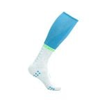  Tất Thể Thao Compressport Full Socks Oxygen - Norse Blue/Neon Green 