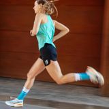  Tất Thể Thao Compressport Mid Compression Socks V2.0 - Norse Blue/White 