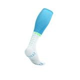  Tất Thể Thao Compressport Full Socks Oxygen - Norse Blue/Neon Green 