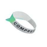  Mũ Chạy Bộ Compressport Pro Racing Visor - Star White/Blue Green 
