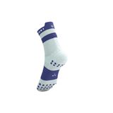  Tất Thể Thao Compressport Pro Racing Socks v4.0 Run High - Star White/Oriental Blue 