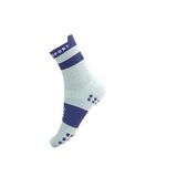  Tất Thể Thao Compressport Pro Racing Socks v4.0 Run High - Star White/Oriental Blue 